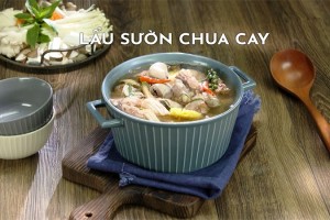 Lẩu sườn chua cay: Món ngon cuối tuần đãi cả nhà