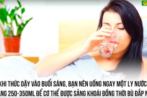 Thiếu nước: Nguy cơ sức khỏe và cách uống nước hiệu quả