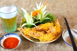 Công thức Tôm Chiên Hoàng Bào Giòn Rụm Đẹp Mắt
