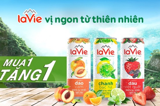 Lavie: Vị ngon thiên nhiên, ưu đãi đặc biệt: Mua 1 tặng 1