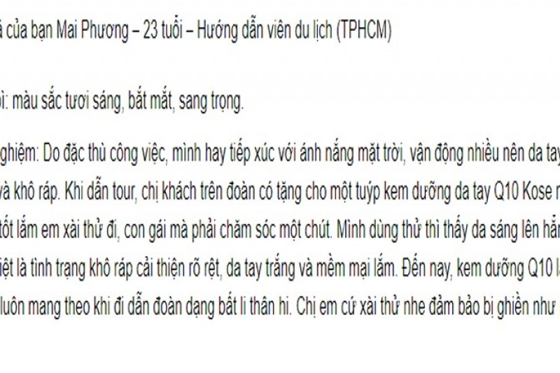 Kem dưỡng da tay Kose Coen Rich Q10 Nhật Bản: Hiệu quả thật sự?