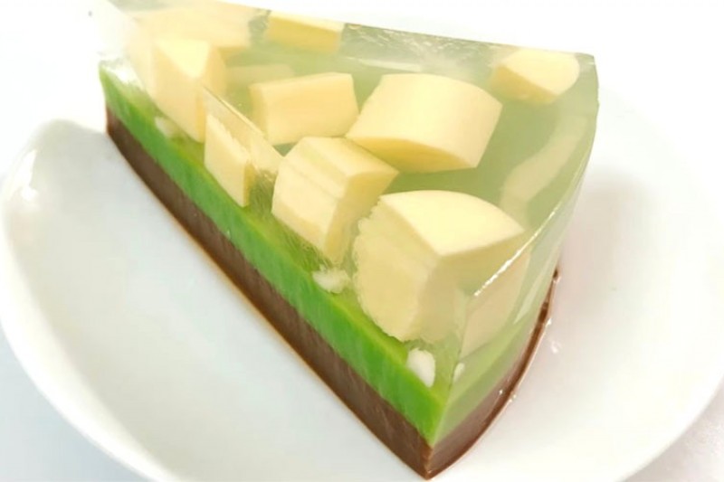 Rau câu flan 3 lớp: Giòn ngon, thơm béo, hấp dẫn