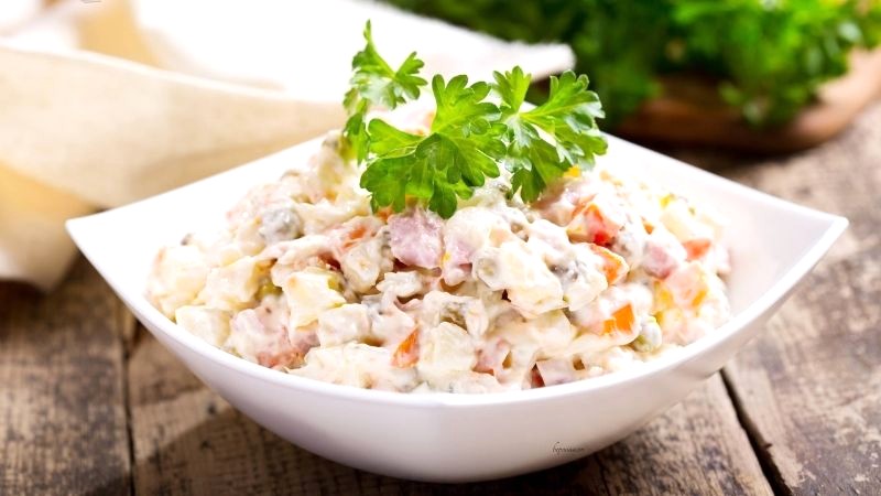 Salad Nga chuẩn vị, 3 cách làm đơn giản