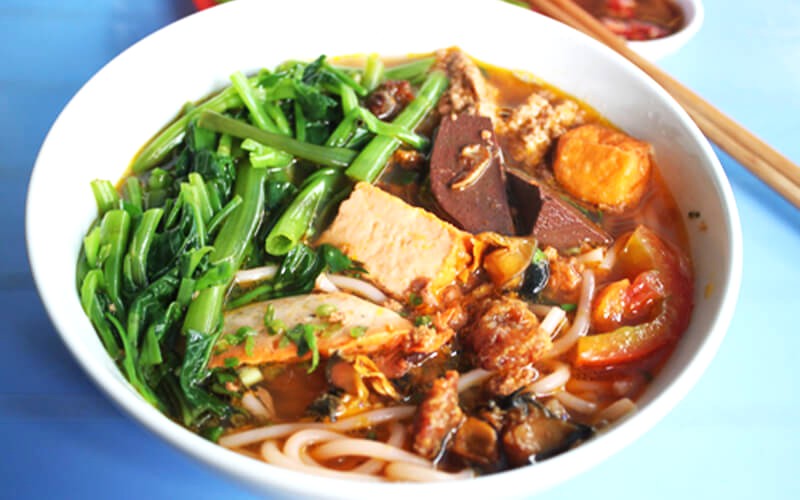 Canh bún chợ Hồ Thị Kỷ