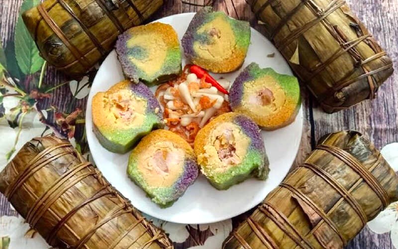 Sơ lược về bánh tét Trà Cuôn