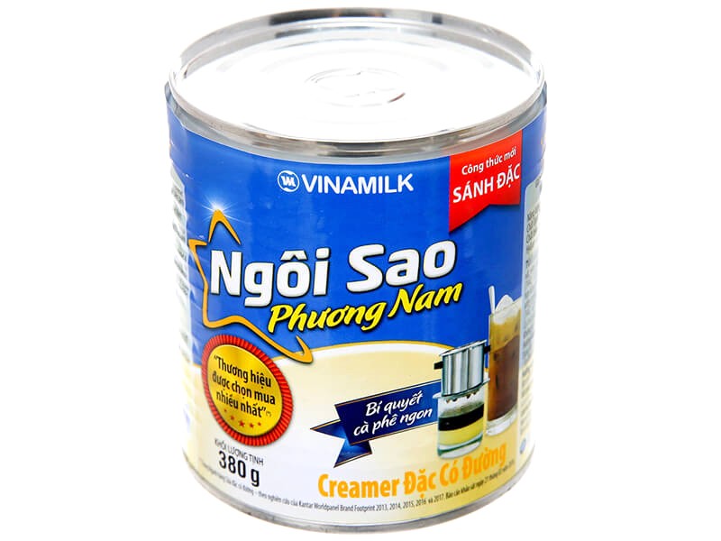 So sánh sữa đặc Ngôi Sao Phương Nam.