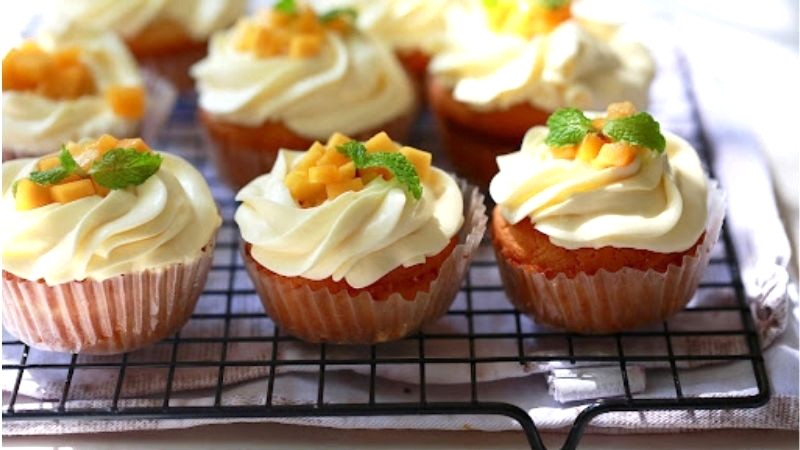 Bánh cupcake không cần lò nướng