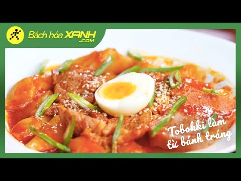 Bánh tráng biến hình: Tokbokki siêu dễ tại nhà!