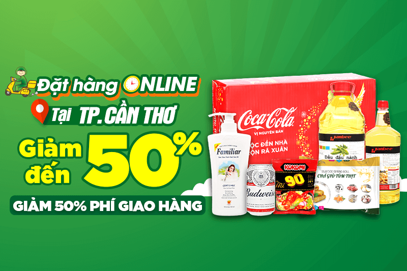 Chúng tôi Online: Cần Thơ, giảm 50% online!