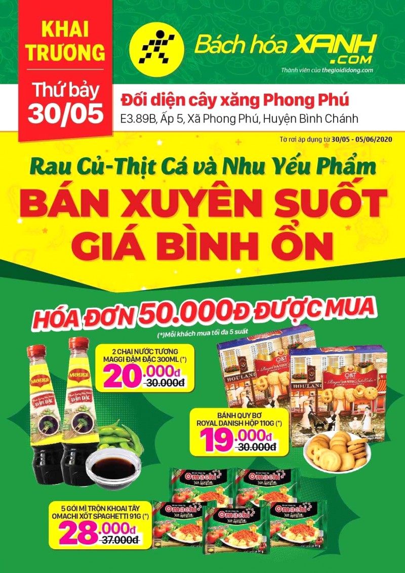 Khai trương cửa hàng tại E3.89B Ấp 5, Phong Phú, Bình Chánh.