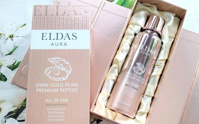 Serum tế bào gốc Eldas Aura Shine Gold Pearl Premium Peptide