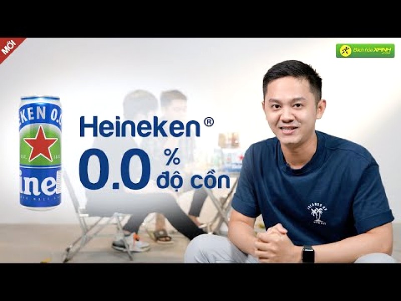 Heineken 0.0: Bia không cồn cho người sành bia.