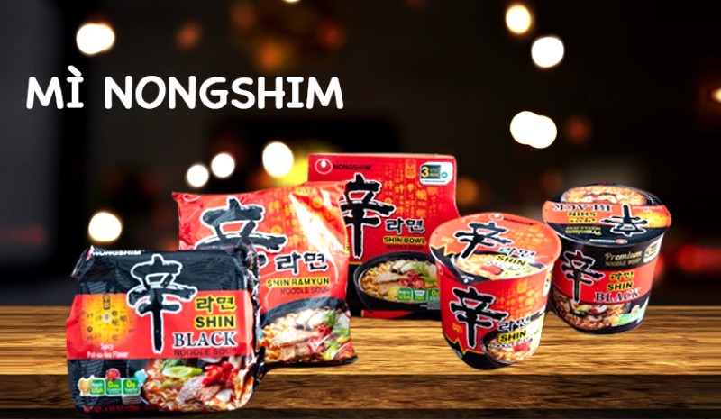 Mì Nongshim: Hương vị Hàn Quốc, mì quốc dân.