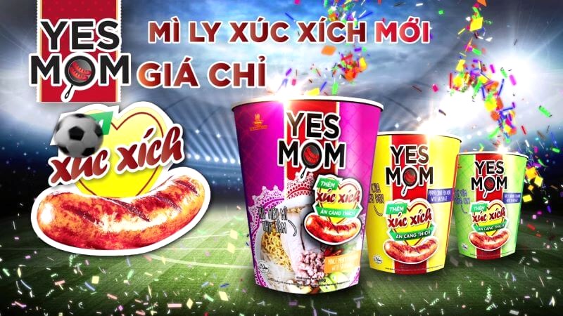 Thương hiệu mì YES MOM