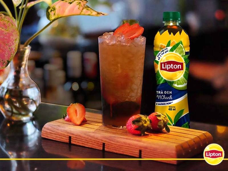 Lipton - thương hiệu trà quen thuộc.