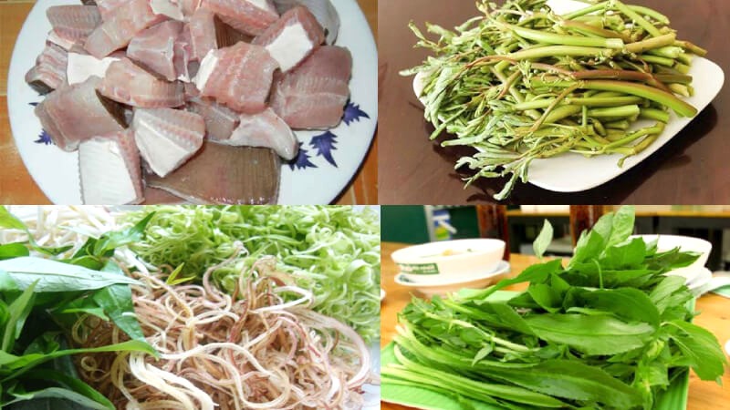 Sơ chế bắp chuối cho canh chua