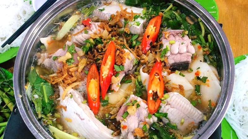 Cá đuối nấu canh chua