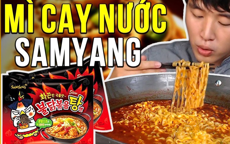 Mì gói Hàn Quốc hot trend