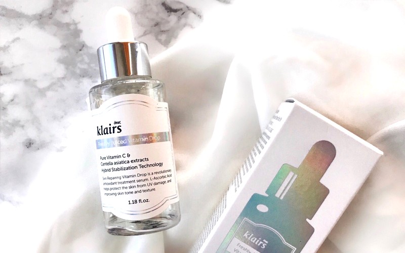 Serum Klairs Vitamin C: Dưỡng sáng, mờ thâm.