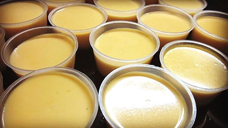 Món bánh flan bằng sữa tươi