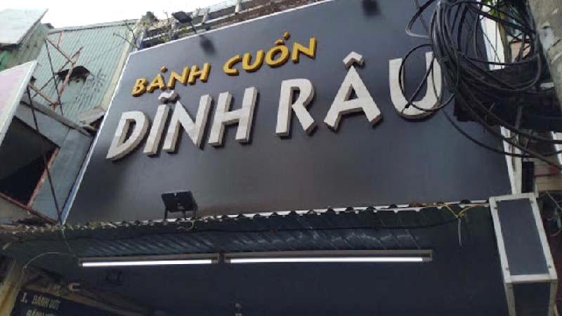 Quán bánh cuốn Dĩnh Râu