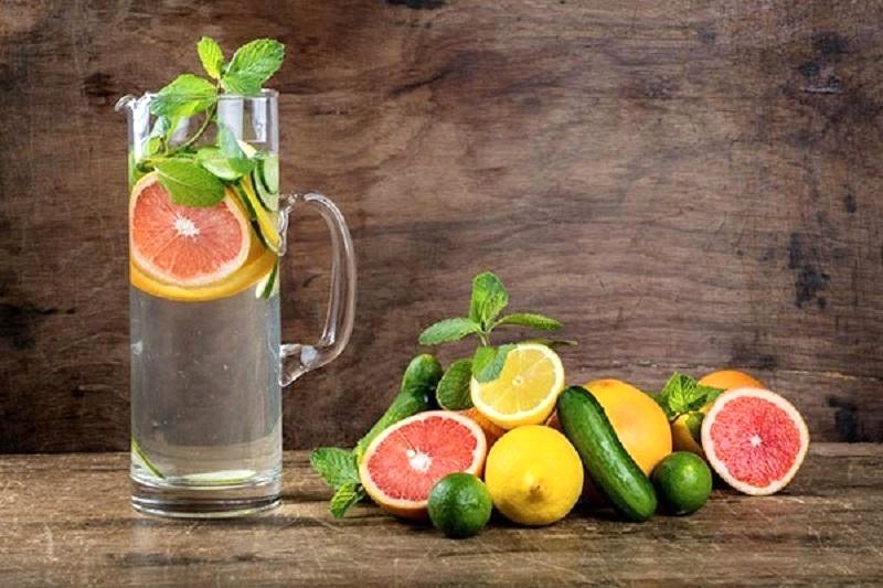 Nước detox giảm mỡ bụng đón Tết