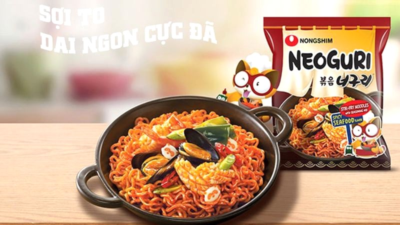 Mì Neoguri hải sản cay 137g