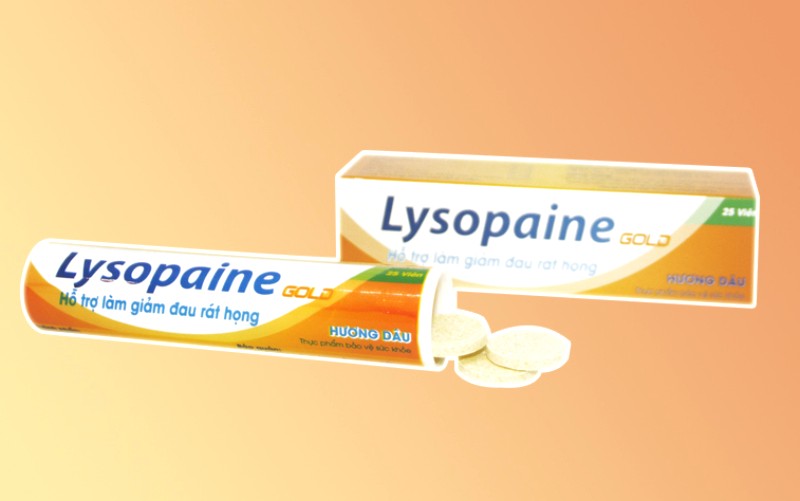 Lysopaine: Giảm viêm họng.