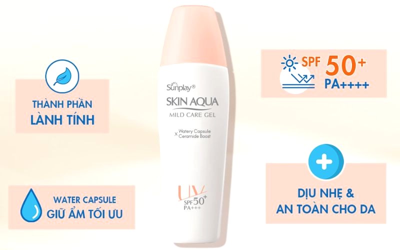 Kem chống nắng Sunplay Skin Aqua Mild Care SPF 50+/PA+++