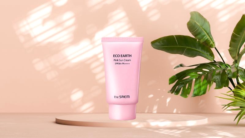 Kem chống nắng The Saem Pink Sun EX SPF50+ PA++++