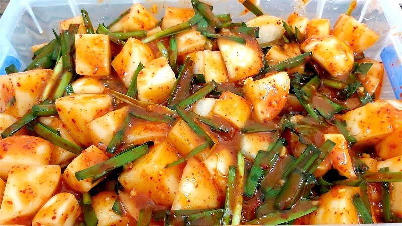 Kim chi củ cải