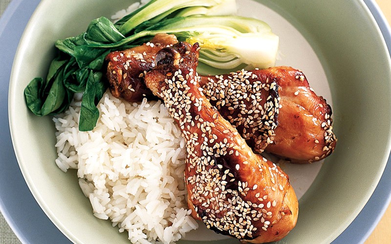 Thành phẩm món gà sốt Teriyaki