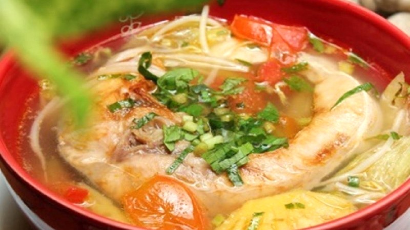 Canh chua cá bớp