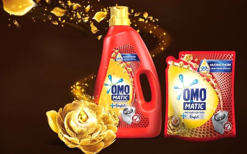 Nước giặt Omo cho máy cửa trên