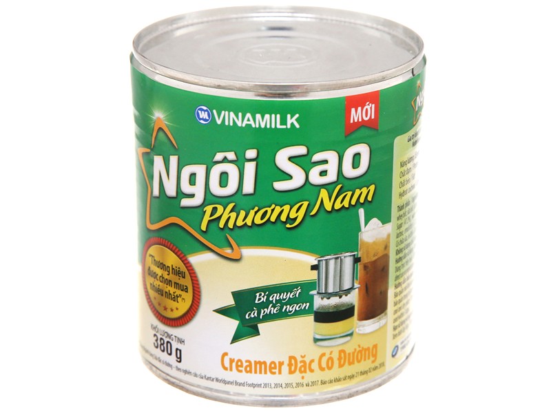 Sữa đặc Ngôi Sao Phương Nam: So sánh các loại