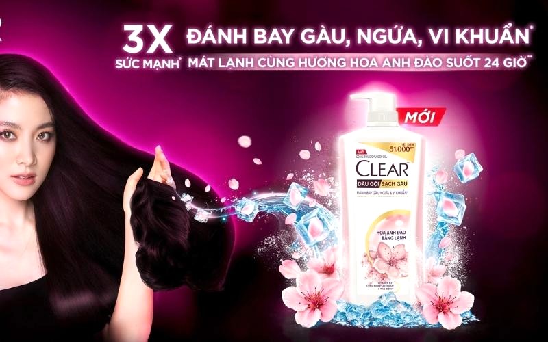 Dầu gội Clear: Trị gàu số 1 Việt Nam