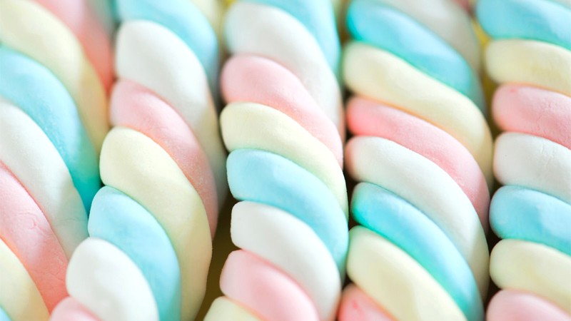 Kẹo marshmallow là kẹo dẻo.