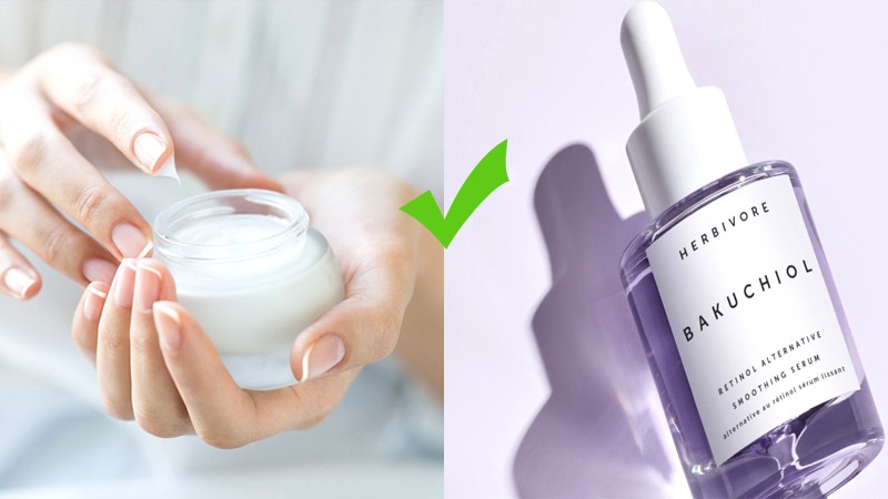 Kem khóa ẩm giảm tác hại retinol.