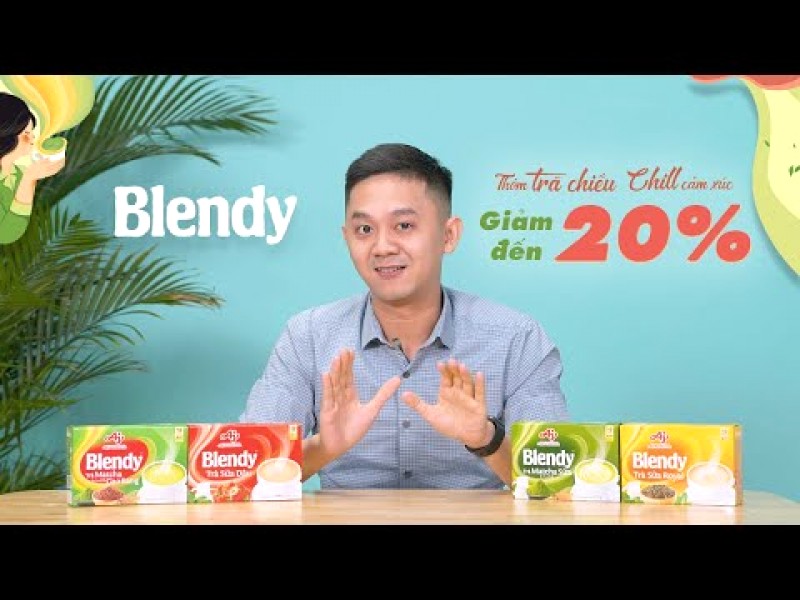 Trà sữa hòa tan Blendy có mấy loại?