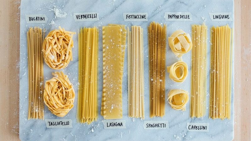 Các loại Pasta làm mì Ý