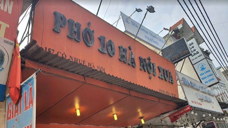 Phở 10 Hà Nội Xưa (Cơ sở 2)