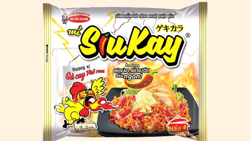 Mì bò SiuKay gói 127g