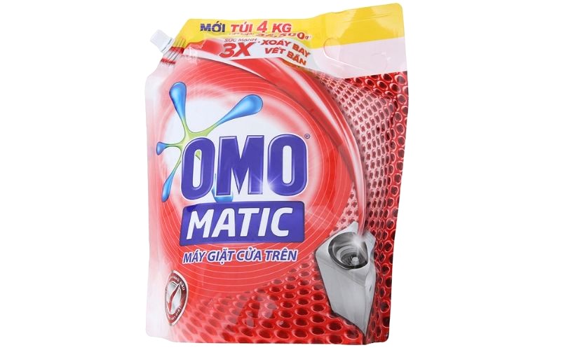 Nước giặt Omo cho máy giặt cửa trên