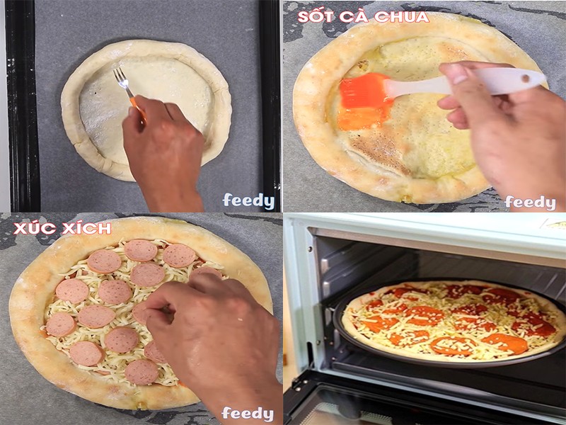  Nướng pizza