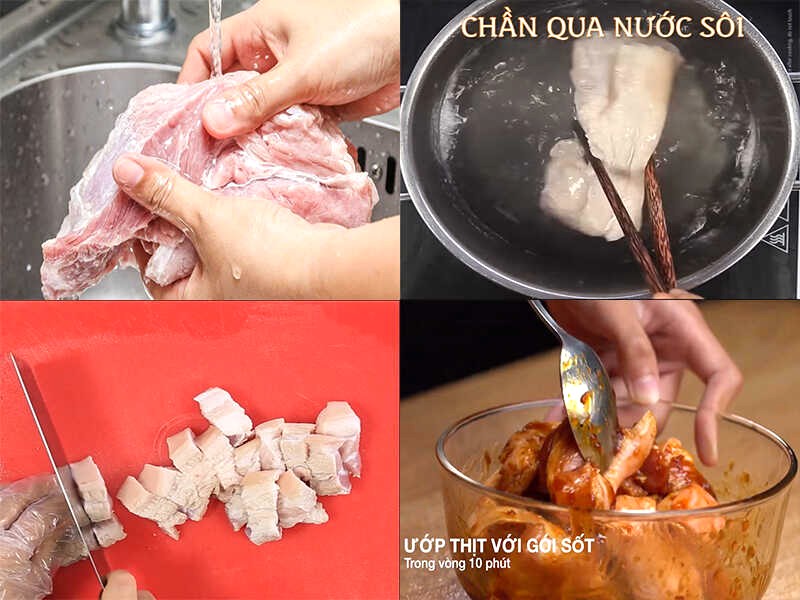  Sơ chế thịt