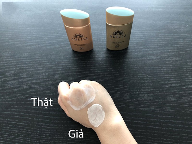 Phân biệt Anessa thật giả đơn giản.