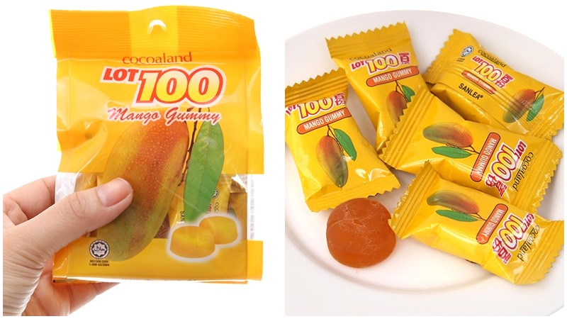 Kẹo Lot100 hương vị xoài