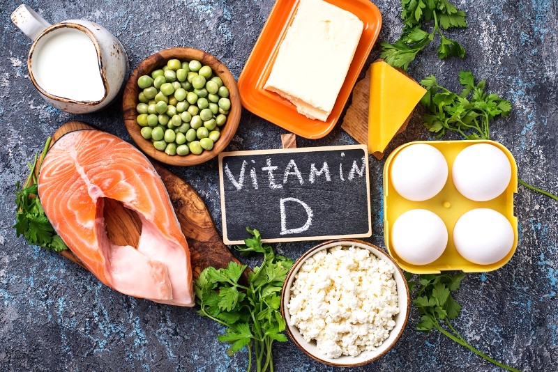 Bổ sung vitamin D cho bé phát triển chiều cao.