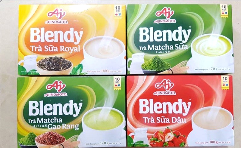 Trà sữa Blendy có mấy loại?