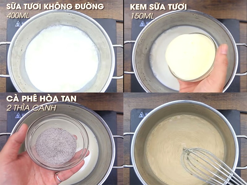 Bánh flan cà phê mềm mịn, béo ngọt.